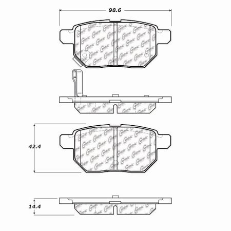 CTEK Ceramic Brake Pads,103.13540